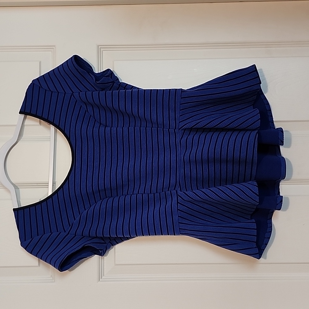 Xhilaration Peplum Striped Top